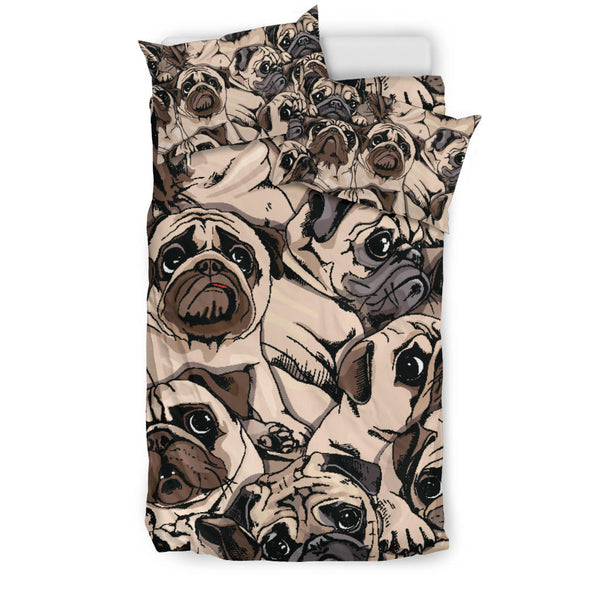 Cute Pugs Bedding Set