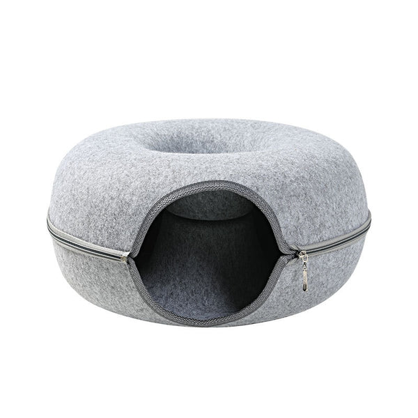 Cute Donut Shaped Cat Bed