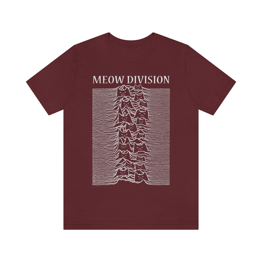 Meow Division Unisex T shirt Cute Cat Nation