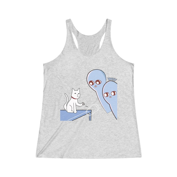 Why Women's Tri-Blend Racerback Tank Top