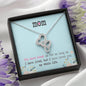 I Love You Mom Double Hearts Necklace
