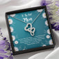 To The Best Mom Double Hearts Necklace