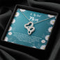 To The Best Mom Double Hearts Necklace