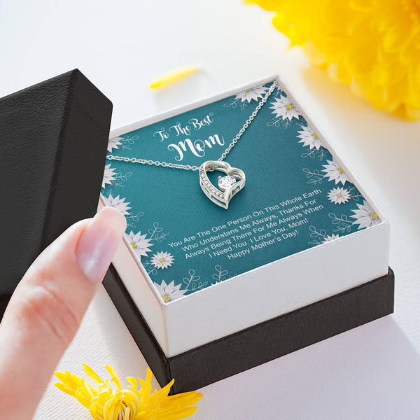 To The Best Mom Forever Love Necklace