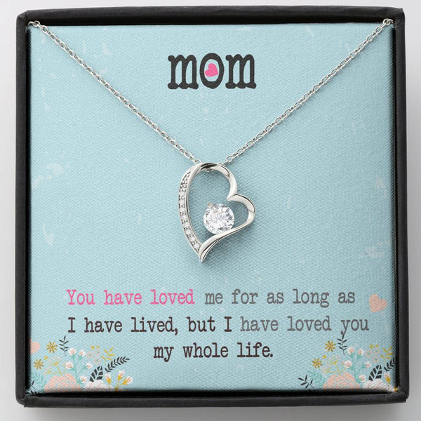 To My Mom Forever Love Necklace