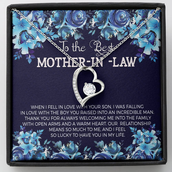 Best Mother-In-Law Forever Love Necklace