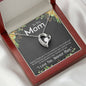 I love You Mom Forever Love Necklace