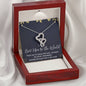 Best Mom In The World Double Hearts Necklace