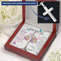 To My Mother-In-Law Personalized Cross Necklace