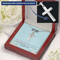 To My Mom Personalized Cross Necklace