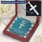 To The Best Mom Personalized Cross Necklace