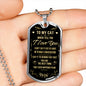 To My Cat Luxury Dog Tag