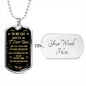 To My Cat Luxury Dog Tag