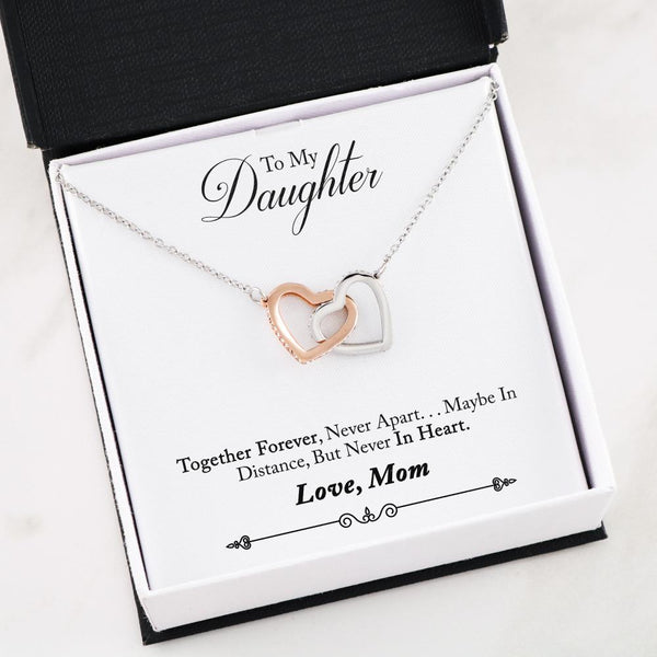 Together Forever Interlocking Hearts Necklace