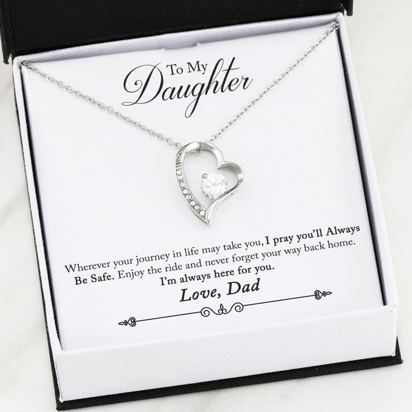 Always Be Safe Forever Love Necklace