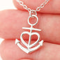 You Complete Me Anchor Necklace