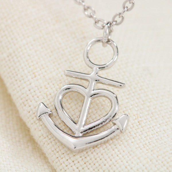 Always Be Safe Anchor Necklace