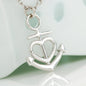 Heart To Heart Anchor Necklace