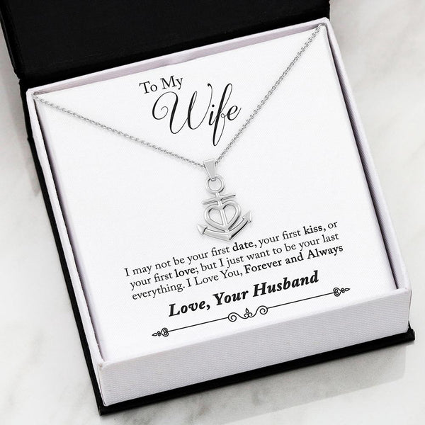 Forever And Always Anchor Necklace