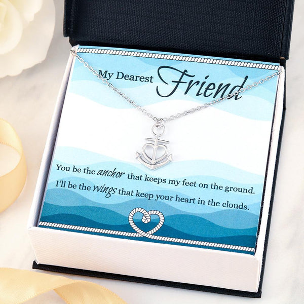 Anchor And Wings Anchor Necklace