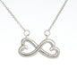 Forever And Always Infinity Heart Necklace