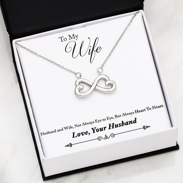 Heart To Heart Infinity Heart Necklace