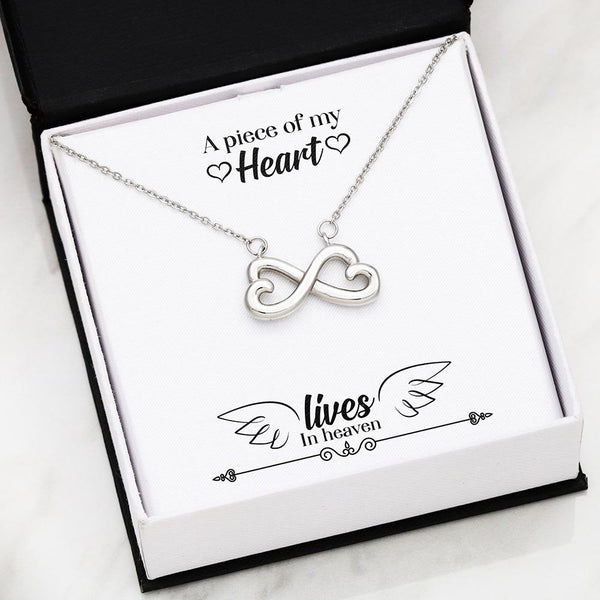 A Piece Of My Heart Infinity Heart Necklace