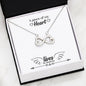 A Piece Of My Heart Infinity Heart Necklace