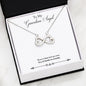 Guardian Angel Infinity Heart Necklace