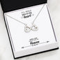 You In My Heart Infinity Heart Necklace