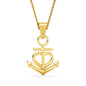 Broken Road Anchor Necklace