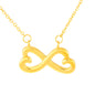 Forever And Always Infinity Heart Necklace