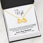 You Complete Me Infinity Heart Necklace