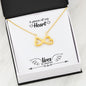 A Piece Of My Heart Infinity Heart Necklace