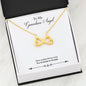 Guardian Angel Infinity Heart Necklace