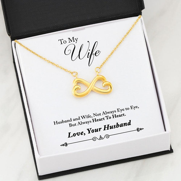 Heart To Heart Infinity Heart Necklace