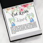 Cat Lover Scripted Love Necklace