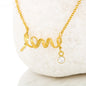 Cat Lover Scripted Love Necklace