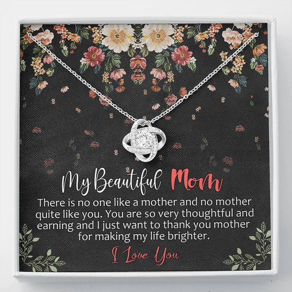 My Beautiful Mom Love Knot Necklace