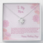 To My Mom Love Knot Necklace