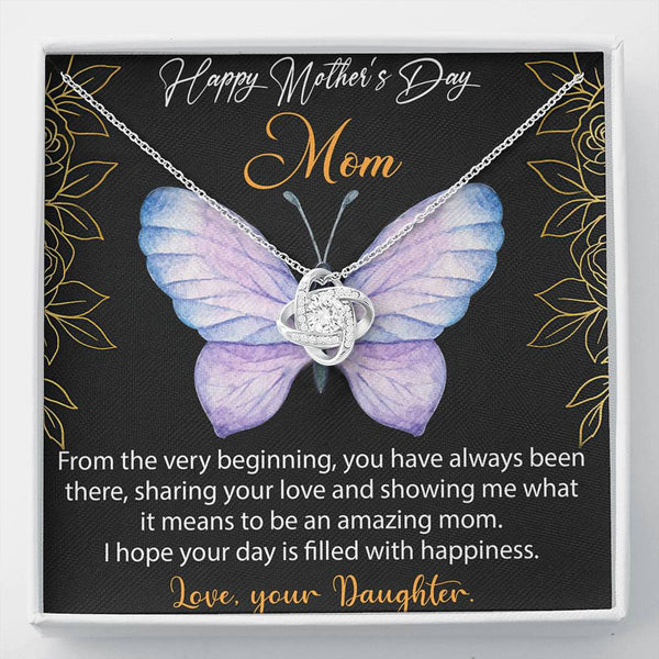 Happy Mother's Day Love Knot Necklace