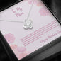 To My Mom Love Knot Necklace