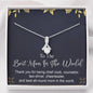 Best Mom In The World Alluring Beauty Necklace