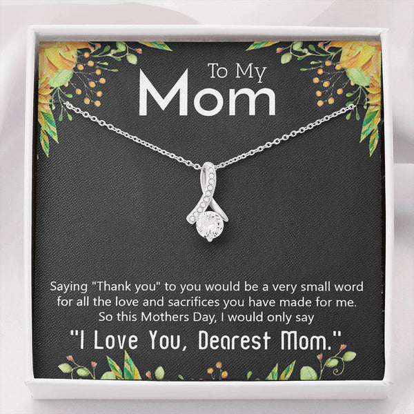 I love You Mom Alluring Beauty Necklace