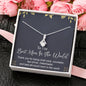 Best Mom In The World Alluring Beauty Necklace
