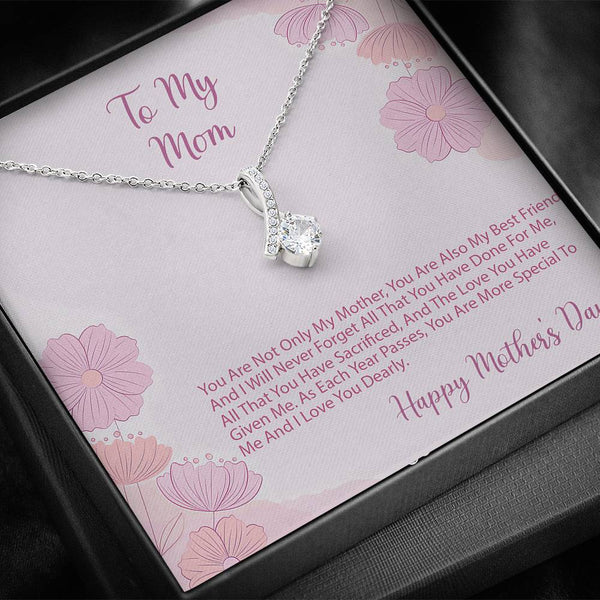 To My Mom Alluring Beauty Necklace