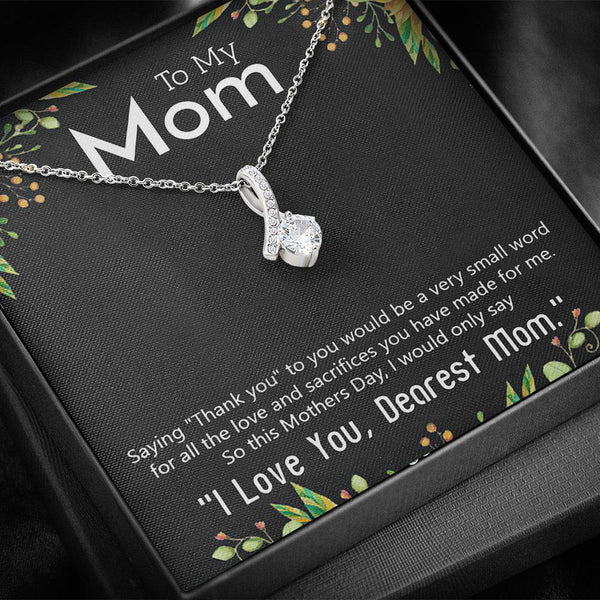 I love You Mom Alluring Beauty Necklace
