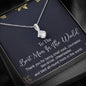 Best Mom In The World Alluring Beauty Necklace