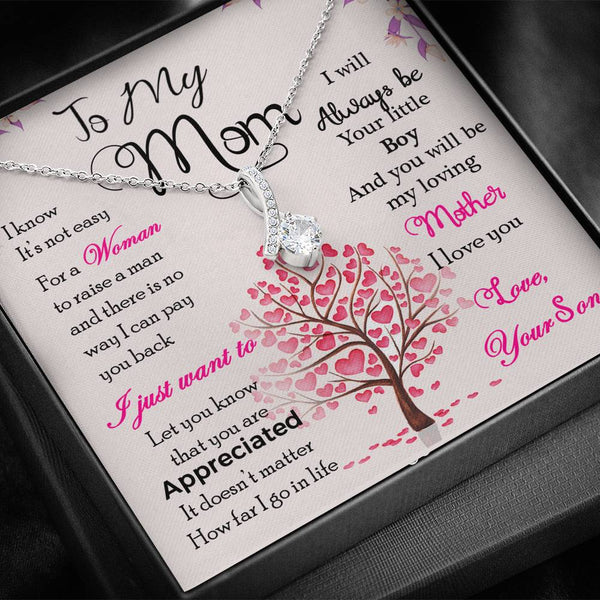 I love You Mother Alluring Beauty Necklace