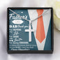 Thank You Dad Stainless Steel Cross Necklace